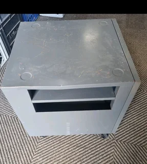 Metal filing cabinet and drawer with wheels