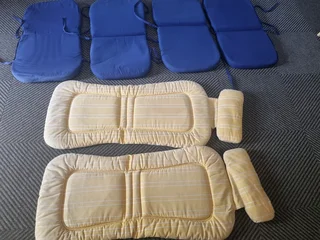 Lounge and chair cushions