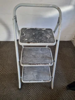 Kitchen old step stool, need tlc
