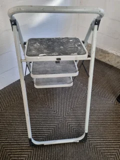 Kitchen old step stool, need tlc