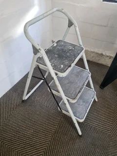 Kitchen old step stool, need tlc