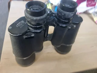 Old  binocular with case