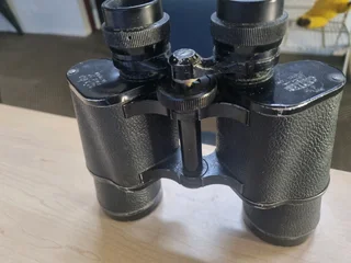 Old  binocular with case