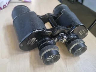 Old  binocular with case