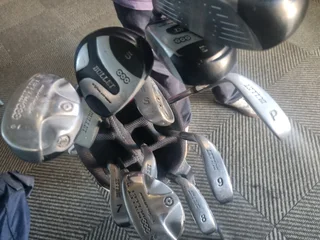 Bullet golf clubs with bag