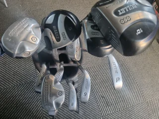 Bullet golf clubs with bag