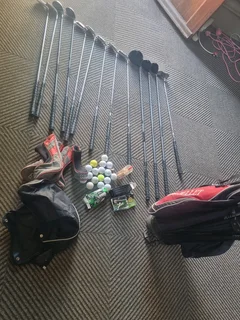 Bullet golf clubs with bag