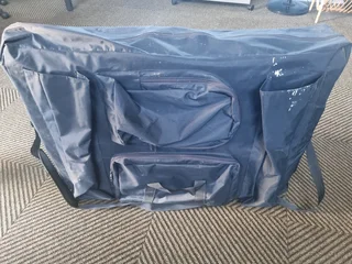 Portable massage bed with bag