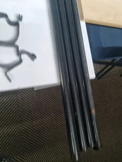 Curtain rails and rings