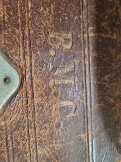 Vintage leather satchel