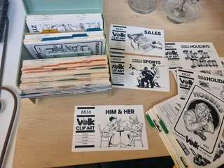 Clip books line art , volk collection