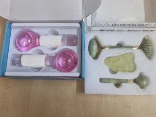 Crystal face massager