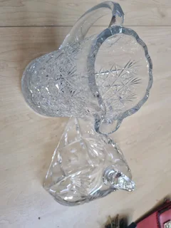 B'ful and heavy jug and lid