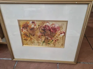 Framed painting
