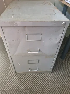 Metal 2 filing old cabinet