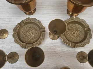 Brass small figurines