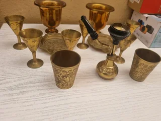 Brass small figurines