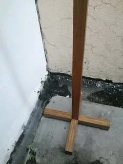 Wooden coat/hat stand