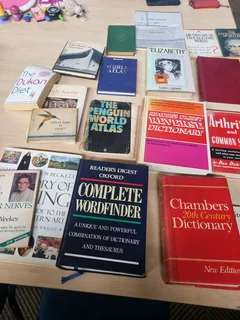 Dictionary/study books