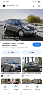 2009 Toyota Yaris Spares