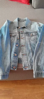 Ladies Short Denim Jacket ( New )