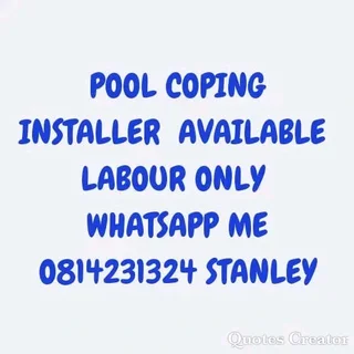 POOL COPING installer 0813664446