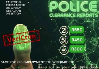 Police clearance reports