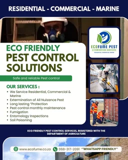 ENTOMOLOGY INSPECTIONS AND FUMIGATION SERVICES