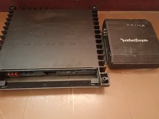 2x Rockford amplifiers 1x R125-2 Rockford amp plz note needs tlc protection mode!!1x Rockford mono