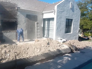 Bricklaying plastering and skimming