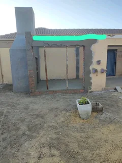 Bricklaying, plastering and skimming