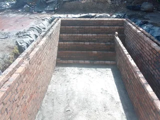 Bricklaying, plastering and skimming