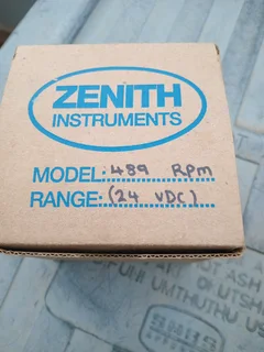 Zenith 489 IND digital panel meter.