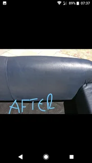 Vehicle interior repairs and leather redyes done on site, leather couches as well