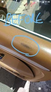 Vehicle interior repairs and leather redyes done on site, leather couches as well