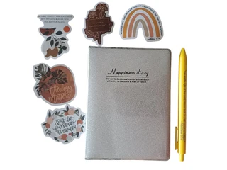 17-Piece Christian Pocket Diary Gift Set – Silver Edition
