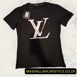 Louis Vuitton LV Embossed Monogram T Shirt Black Medium