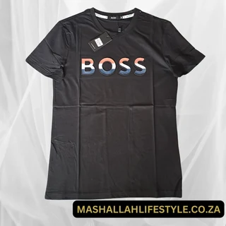 Hugo Boss Embossed Logo T Shirt Black Medium