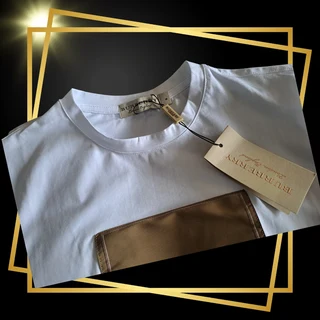 Burberry Sergio Tee Shirt White Small
