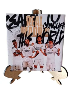 Real Madrid Frame Gift Set Featuring Vini Jr, Mbappe, Bellingham &amp; Rodri
