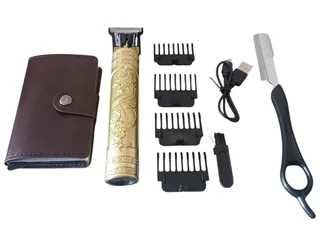 Gentleman&#39;s Grooming Set with Wireless Clipper, Shaver &amp; Wallet