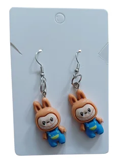 Labubu Resin Charm Earrings – Random Surprise Pair