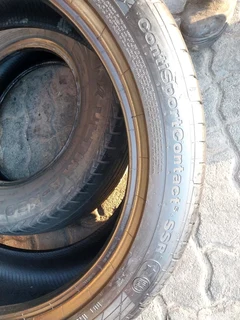 255/40/18 continental contisportcontact SSR (RUN flats) RSC x2 available fitted and balanced