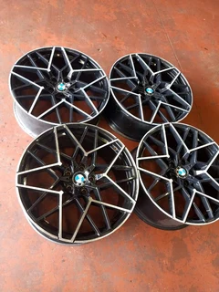 20 inch BMW M competition rims-mags m2 m3 m4 m5 m6 m8 bmw x2 x3 x4 x6 bmw f30 pcd 5/120 clean set