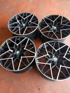 20 inch BMW M competition rims-mags m2 m3 m4 m5 m6 m8 bmw x2 x3 x4 x6 bmw f30 pcd 5/120 clean set
