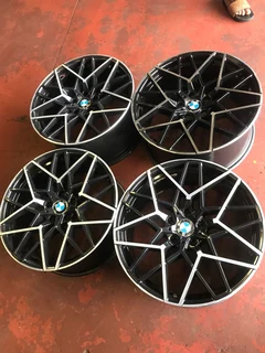 20 inch BMW M competition rims-mags m2 m3 m4 m5 m6 m8 bmw x2 x3 x4 x6 bmw f30 pcd 5/120 clean set