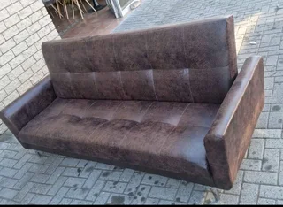 brand new leather sleeper couch
