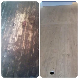 Parquet floor sanding and repairing