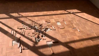 Parquet floor sanding and repairing