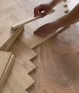 Parquet floor sanding and repairing